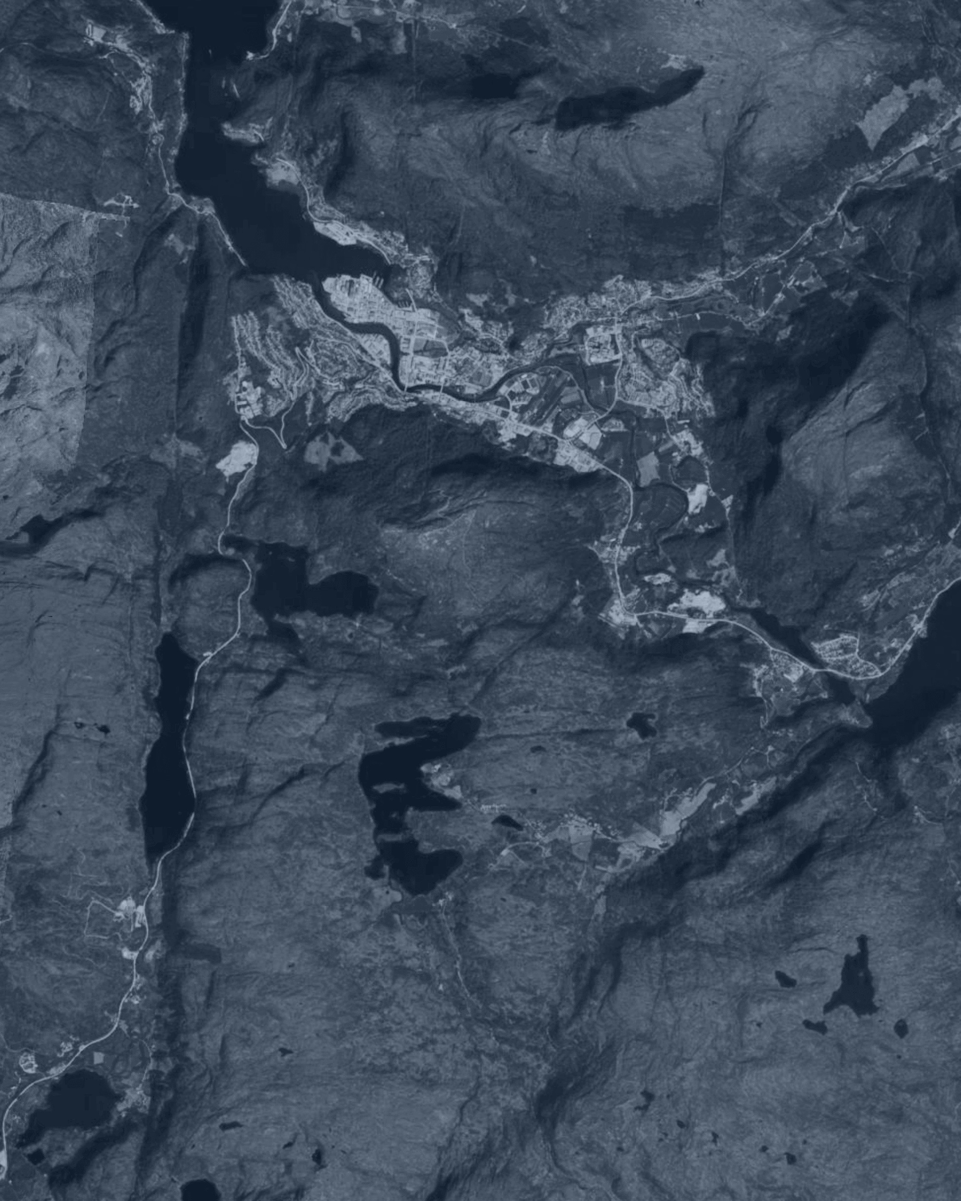 Topografisk kart over Sunnfjord og Førde-området i Vestland