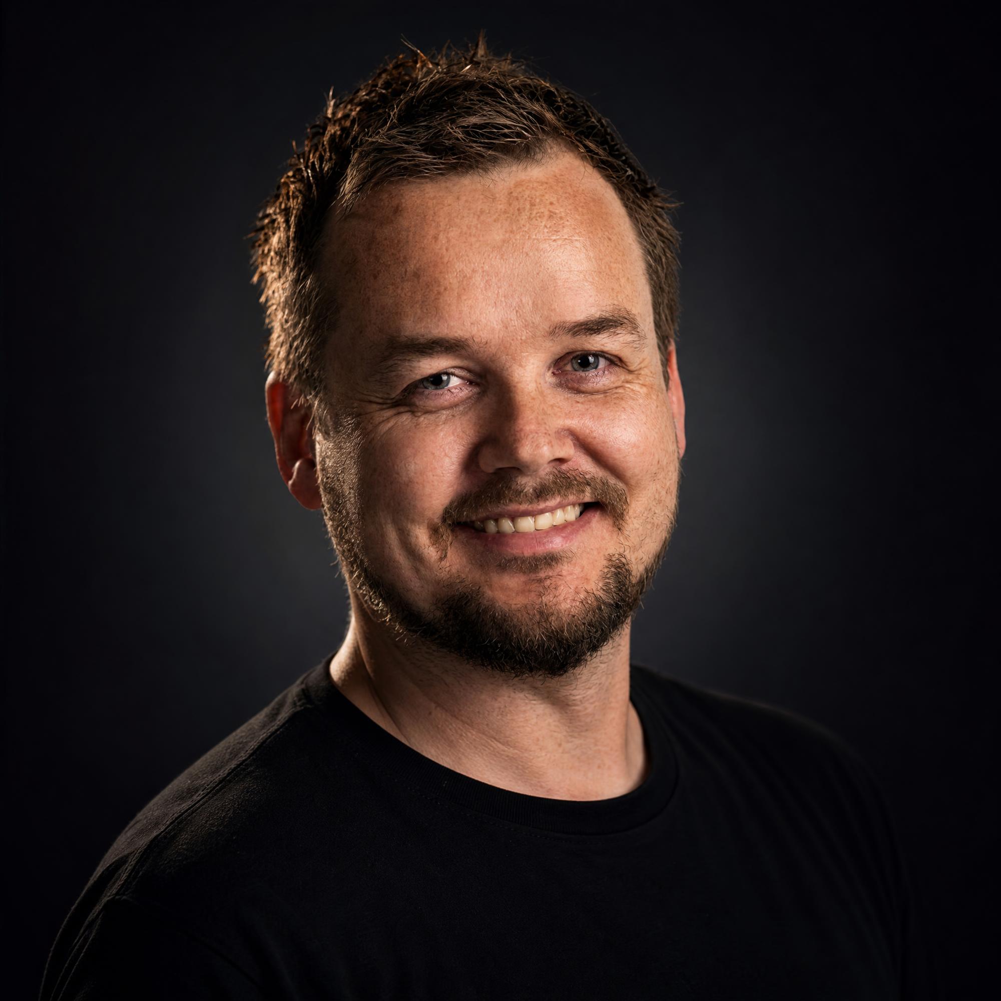 Rune Blom, dataanalytiker og medgründer i InfoFrame, Førde